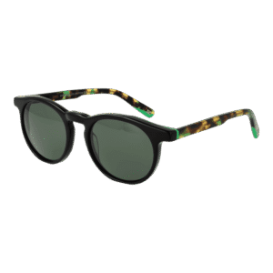 Funky Buddha Panto Sonnenbrille FBS2034 52003 in Schwarz – 45° Seitenansicht