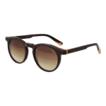 Funky Buddha Rund Sonnenbrille FBS2034 52004 in Braun – 45° Seitenansicht