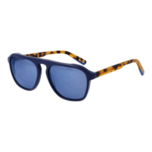 Funky Buddha Panto Sonnenbrille FBS2035 55001 in Blau – 45° Seitenansicht