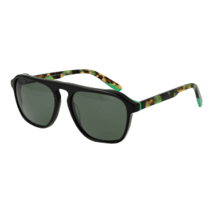 Funky Buddha Rechteck Sonnenbrille FBS2035 55003 in Schwarz – 45° Seitenansicht