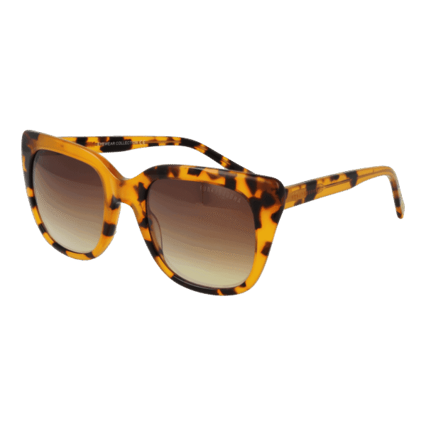 Funky Buddha Schmetterling Sonnenbrille FBS2038 51004 in Gelb – 45° Seitenansicht