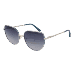 Funky Buddha Schmetterling Sonnenbrille FBS2029 59004 in Silber – 45° Seitenansicht
