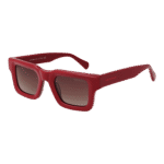 Funky Buddha Katzenaugen Sonnenbrille FBS2041 48003 in Rot – 45° Seitenansicht