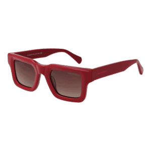 Funky Buddha Katzenaugen Sonnenbrille FBS2041 48003 in Rot – 45° Seitenansicht