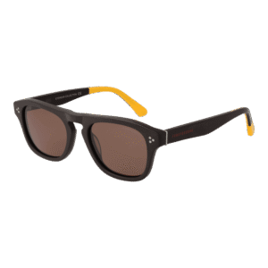 Funky Buddha Rechteck Sonnenbrille FBS2042 52006 in Braun – 45° Seitenansicht