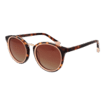 Funky Buddha Rund Sonnenbrille FBS2046 51001 in Braun – 45° Seitenansicht