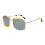 Funky Buddha Pilotenbrille Sonnenbrille FBS2048 58001 in Gelb – 45° Seitenansicht