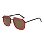 Funky Buddha Pilotenbrille Sonnenbrille FBS2054 55001 in Rot – 45° Seitenansicht