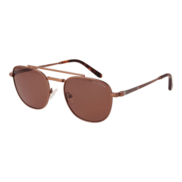Funky Buddha Pilotenbrille Sonnenbrille FBS2056 54001 in Bronze – 45° Seitenansicht