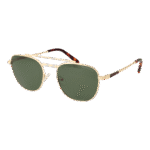 Funky Buddha Quadrat Sonnenbrille FBS2056 54003 in Gold – 45° Seitenansicht