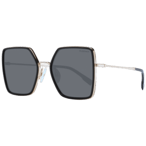 Ana Hickmann Quadrat Sonnenbrille HIY3002 52A01 in Schwarz – 45° Seitenansicht