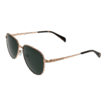 Bulget Pilotenbrille Sonnenbrille BG3335M 5804AP in Gold – 45° Seitenansicht