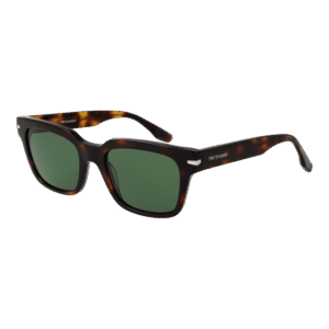 Trussardi Quadrat Sonnenbrille TSM9004 53G21 in Braun – 45° Seitenansicht