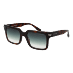 Trussardi Quadrat Sonnenbrille TSM9019 56G23 in Braun – 45° Seitenansicht