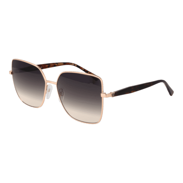 Bulget Quadrat Sonnenbrille BG3363 6105A in Rosé Gold – 45° Seitenansicht