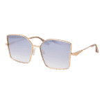 Trussardi Schmetterling Sonnenbrille TSW3013 5804A in Gold – 45° Seitenansicht