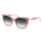 Ana Hickmann Katzenaugen Sonnenbrille AH9424 56H01 in Rosa – 45° Seitenansicht
