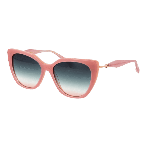 Ana Hickmann Katzenaugen Sonnenbrille AH9424 56H01 in Rosa – 45° Seitenansicht
