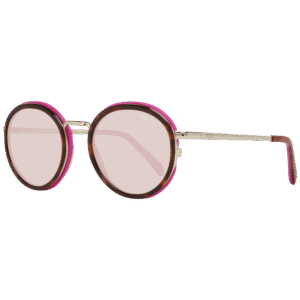 Pucci Rund Sonnenbrille EP0046-O 4955Y in Braun – 45° Seitenansicht