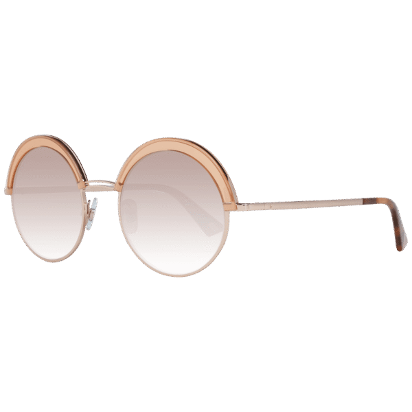 Web Rund Sonnenbrille WE0218 5172Z in Rosé Gold – 45° Seitenansicht