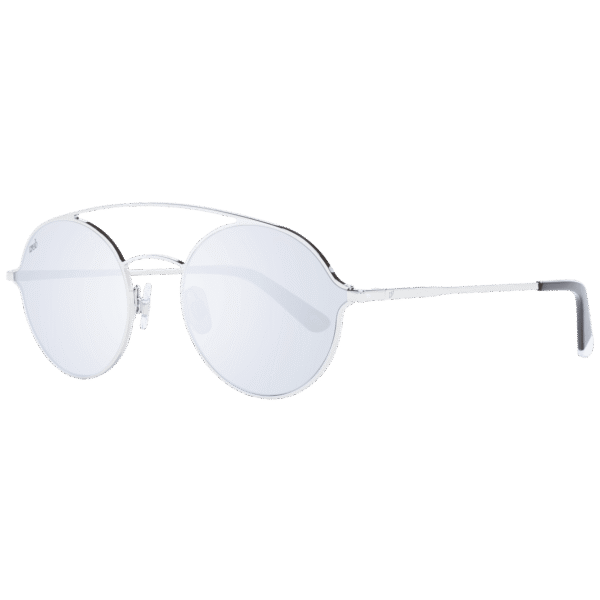 Web Pilotenbrille Sonnenbrille WE0220 5616C in Silber – 45° Seitenansicht