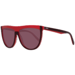 Pucci Oval Sonnenbrille EP0087 6071F in Burgunder – 45° Seitenansicht