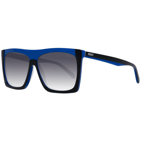 Pucci Rechteck Sonnenbrille EP0088 6105W in Mehrfarbig – 45° Seitenansicht