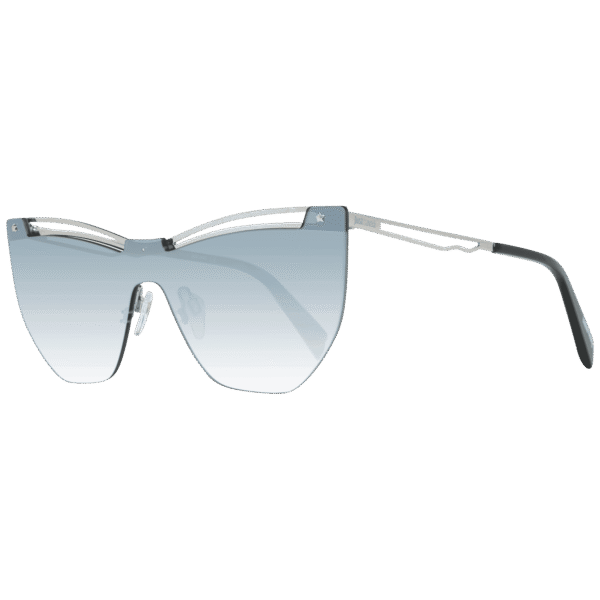 Just Cavalli Monoscheibe Sonnenbrille JC841S 13816B in Silber – 45° Seitenansicht