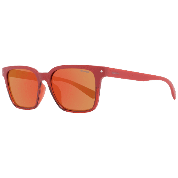 Polaroid Trapez Sonnenbrille PLD 6044/F/S 55C9A in Rot – 45° Seitenansicht