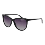 Polaroid Katzenaugen Sonnenbrille PLD 4066/S 57807WJ in Schwarz – 45° Seitenansicht