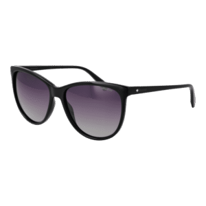 Polaroid Katzenaugen Sonnenbrille PLD 4066/S 57807WJ in Schwarz – 45° Seitenansicht