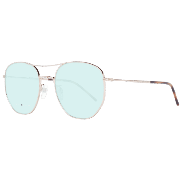 Tommy Hilfiger Pilotenbrille Sonnenbrille TH 1619/G/S 57DDBQT in Rosé Gold – 45° Seitenansicht