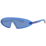 Polaroid Monoscheibe Sonnenbrille PLD 6074/S 99PJPC3 in Blau – 45° Seitenansicht