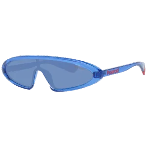 Polaroid Monoscheibe Sonnenbrille PLD 6074/S 99PJPC3 in Blau – 45° Seitenansicht