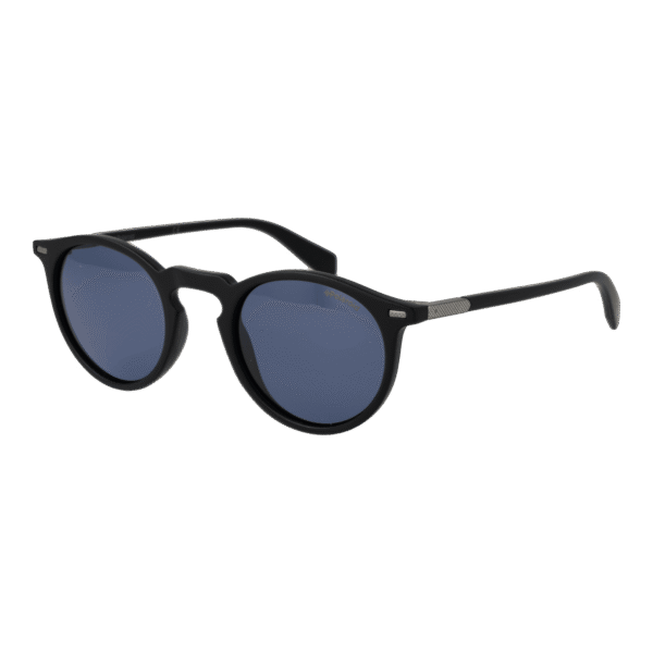 Polaroid Sonnenbrille PLD 2086/S 47003C3 – 45° Seitenansicht Polaroid Rund Sonnenbrille PLD 2086/S 47003C3 in Schwarz – 45° Seitenansicht