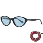 Polaroid Katzenaugen Sonnenbrille PLD 6109/S OY453 in Schwarz – 45° Seitenansicht