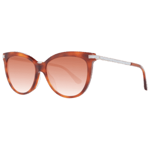 Jimmy Choo Katzenaugen Sonnenbrille AXELLE/G/S 560UCHA in Braun – 45° Seitenansicht