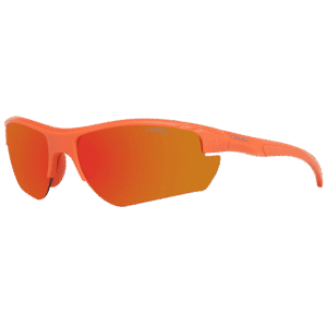 Polaroid Rechteck Sonnenbrille PLD 7026/S 722M5OZ in Orange – 45° Seitenansicht