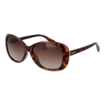 Polaroid Schmetterling Sonnenbrille PLD 4097/S 57086LA in Braun – 45° Seitenansicht