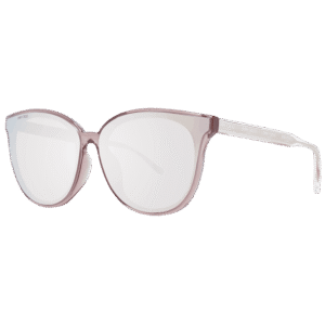 Jimmy Choo Katzenaugen Sonnenbrille JAIME/G/SK 67FWMSQ in Rosa – 45° Seitenansicht