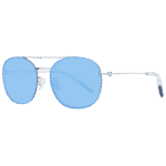 Tommy Hilfiger Rund Sonnenbrille TJ 0053/F/S 58CTLXT in Blau – 45° Seitenansicht