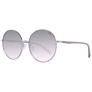 Polaroid Rund Sonnenbrille PLD 4105/G/S 60KTSWJ in Lila – 45° Seitenansicht