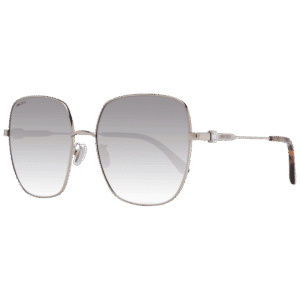 Jimmy Choo Quadrat Sonnenbrille KORI/G/SK 6006JHA in Gold – 45° Seitenansicht