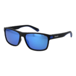 Polaroid Rechteck Sonnenbrille PLD 2121/S 580VK5X in Schwarz – 45° Seitenansicht