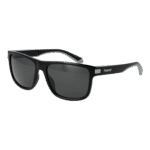 Polaroid Rechteck Sonnenbrille PLD 2123/S 5708AM9 in Schwarz – 45° Seitenansicht