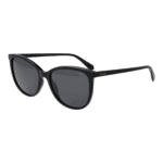 Polaroid Katzenaugen Sonnenbrille PLD 4138/S 55807M9 in Schwarz – 45° Seitenansicht