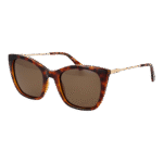 Polaroid Katzenaugen Sonnenbrille PLD 4144/S/X 52086SP in Braun – 45° Seitenansicht