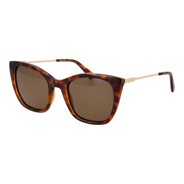 Polaroid Katzenaugen Sonnenbrille PLD 4144/S/X 52086SP in Braun – 45° Seitenansicht