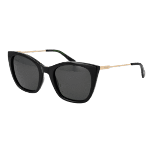 Polaroid Katzenaugen Sonnenbrille PLD 4144/S/X 52807M9 in Schwarz – 45° Seitenansicht