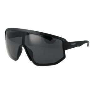 Polaroid Monoscheibe Sonnenbrille PLD 7047/S 99003M9 in Schwarz – 45° Seitenansicht